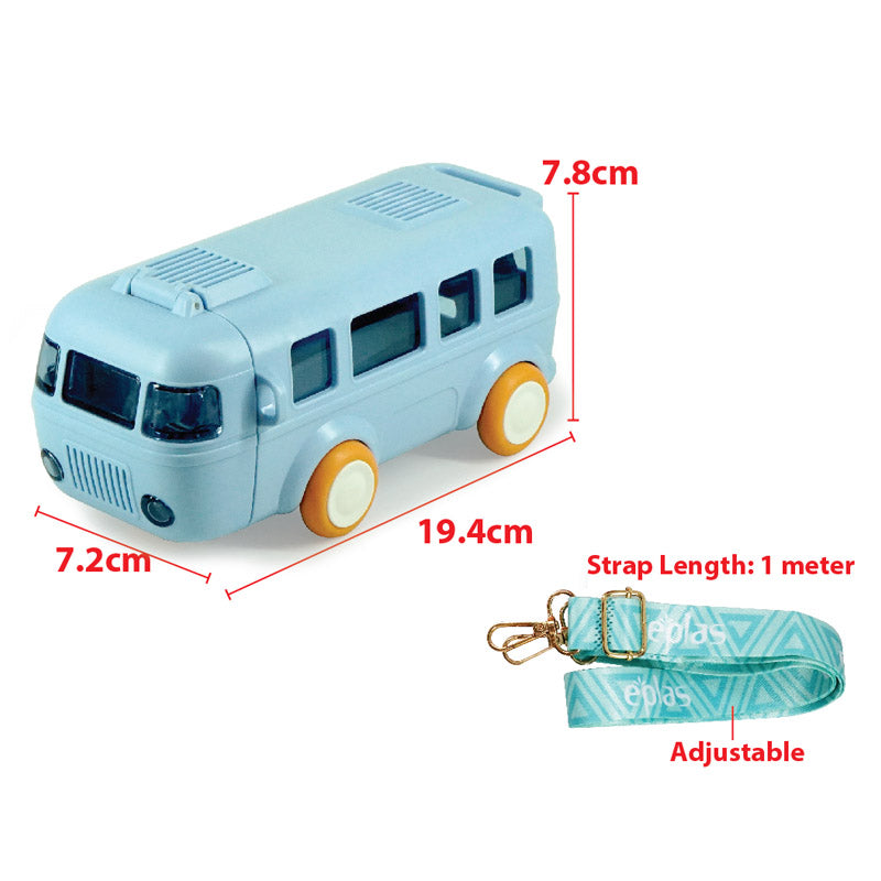 Imported  Bus Water Bottle  with Strap and Lock  for School going Kids and also can be use as a milk feeder for school going kids