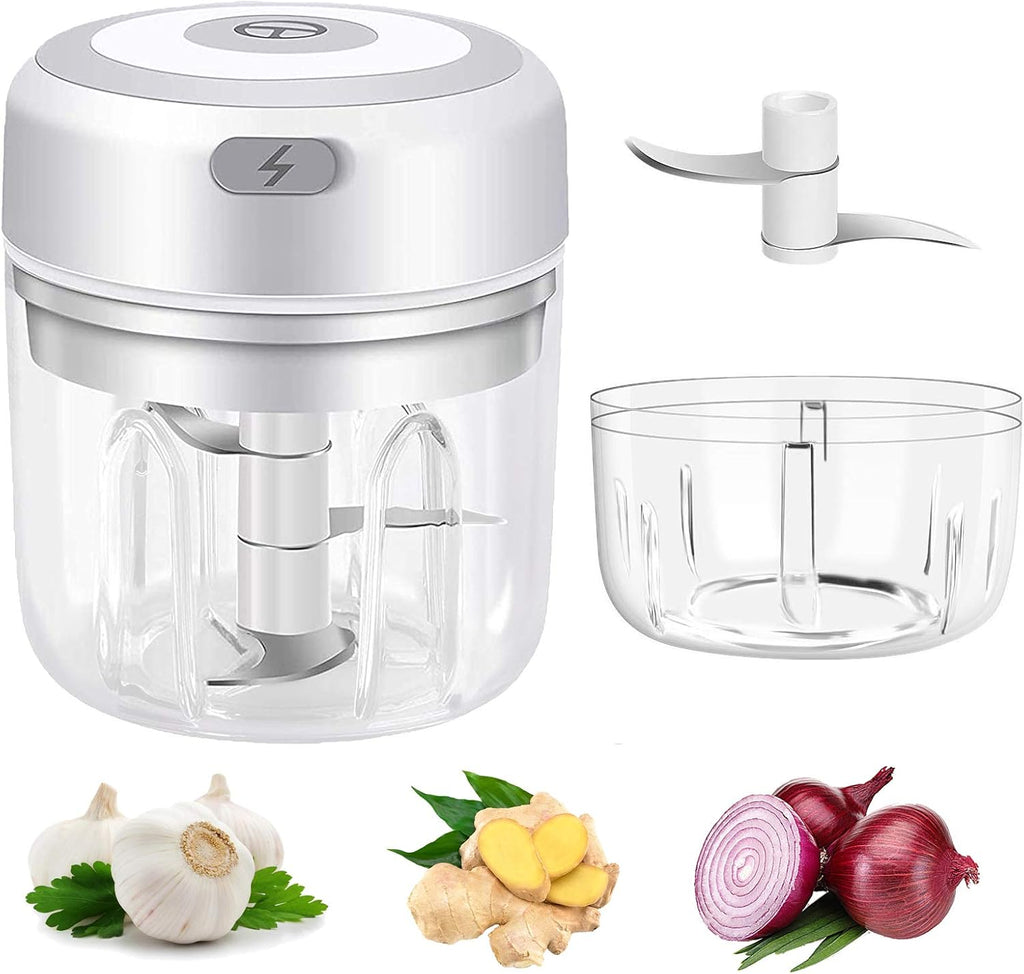 USB Rechargeable Portable Electric Vegetable Chopper – Mini Food Processor for Quick & Easy Cooking